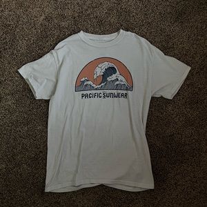 PacSun white graphic tee size S